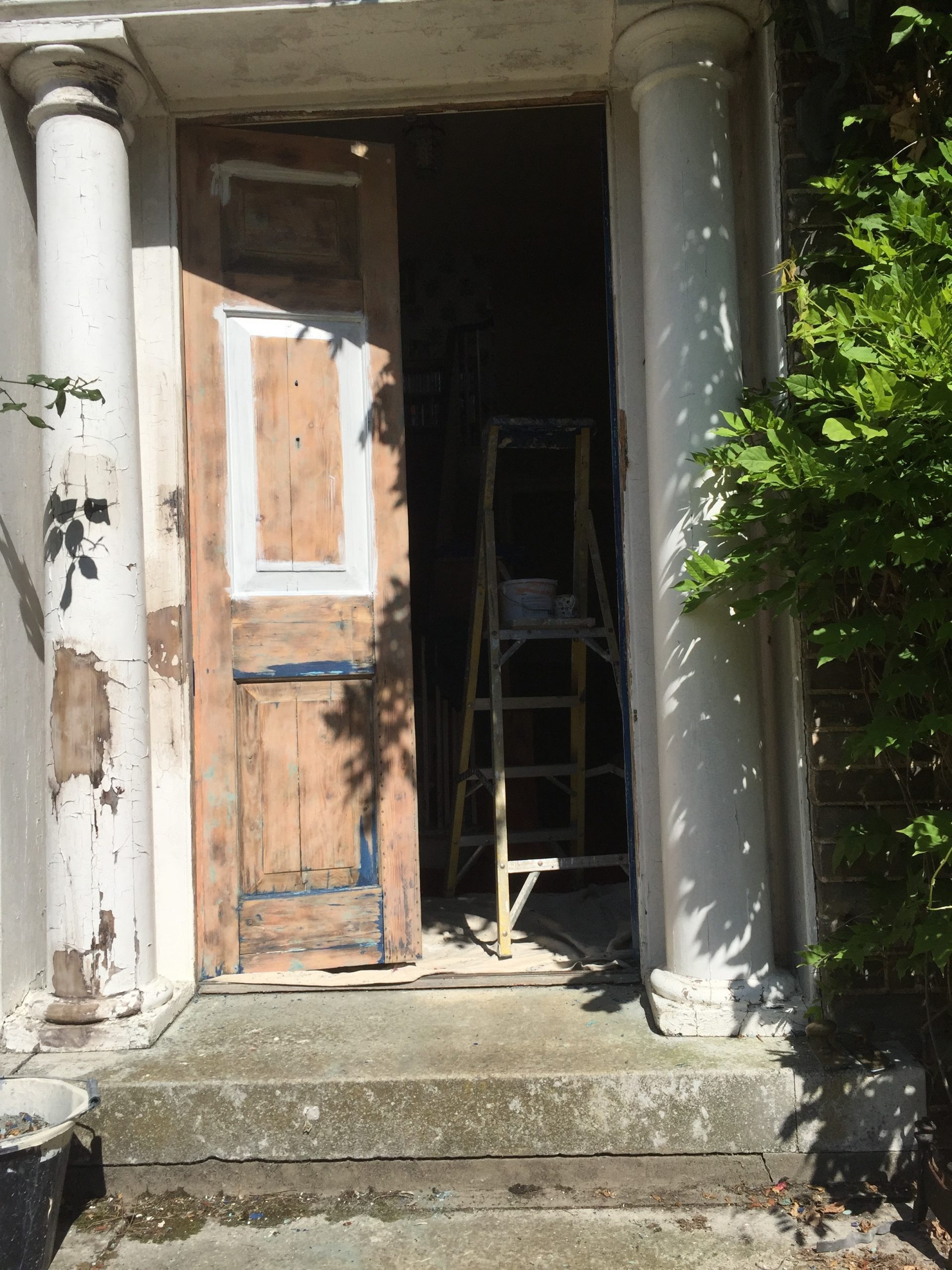 Painting Columns and Doors