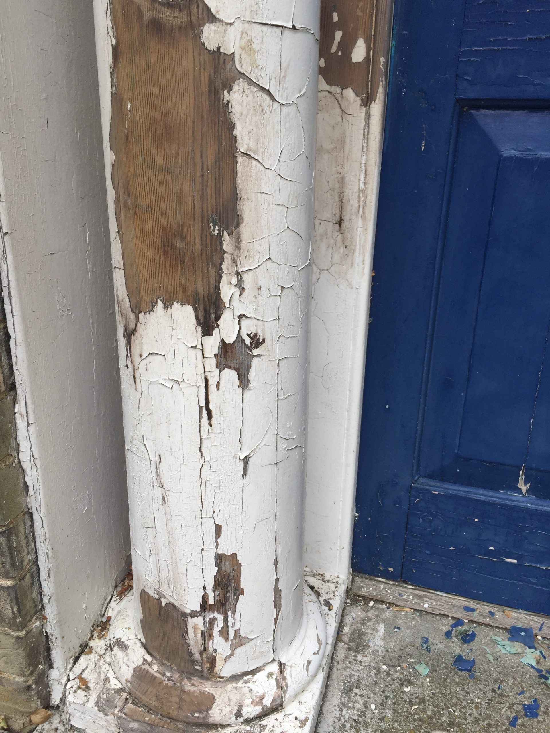 Painting Columns and Doors