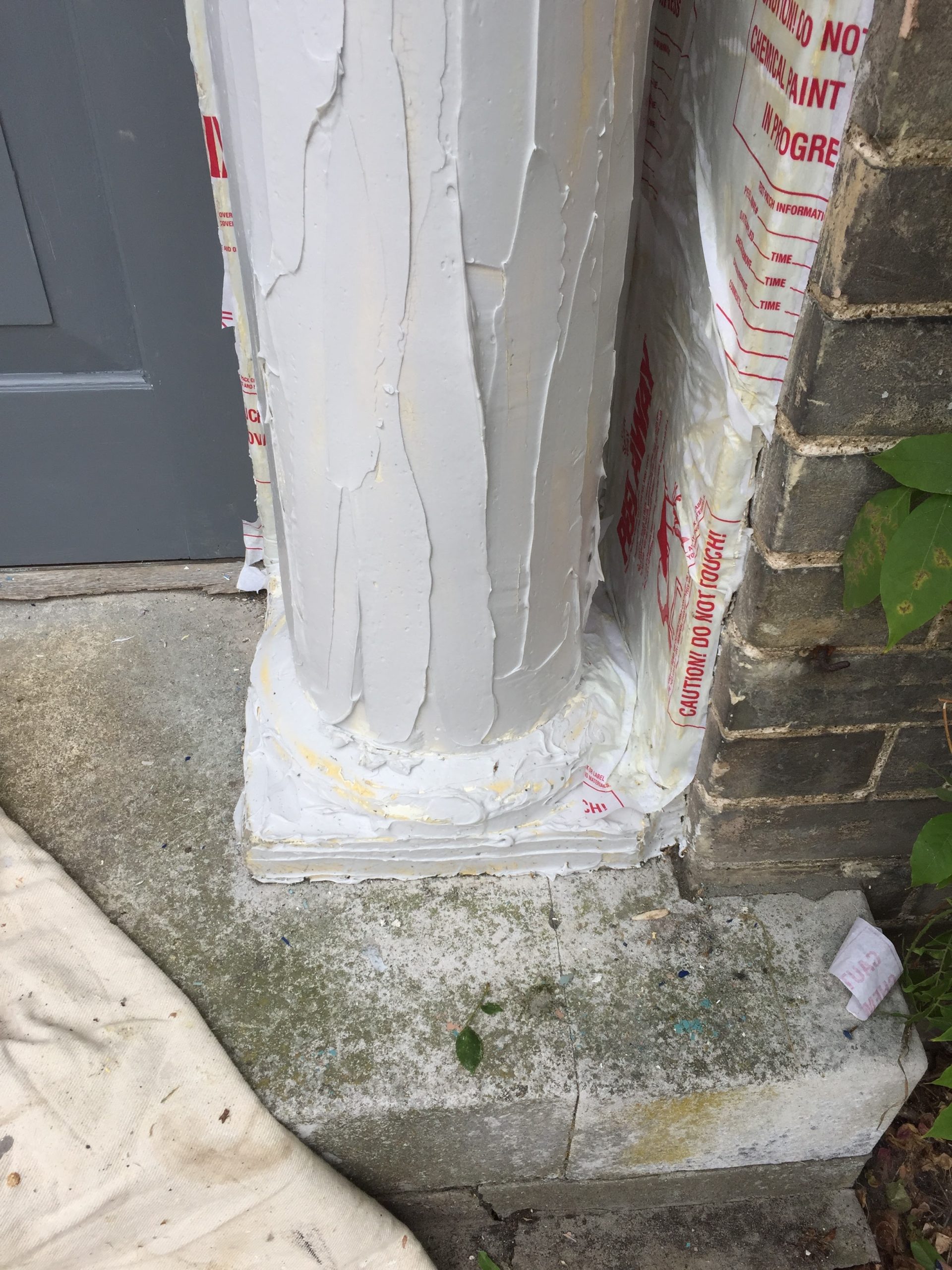 Painting Columns and Doors